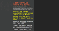 Desktop Screenshot of parkpianoman.com